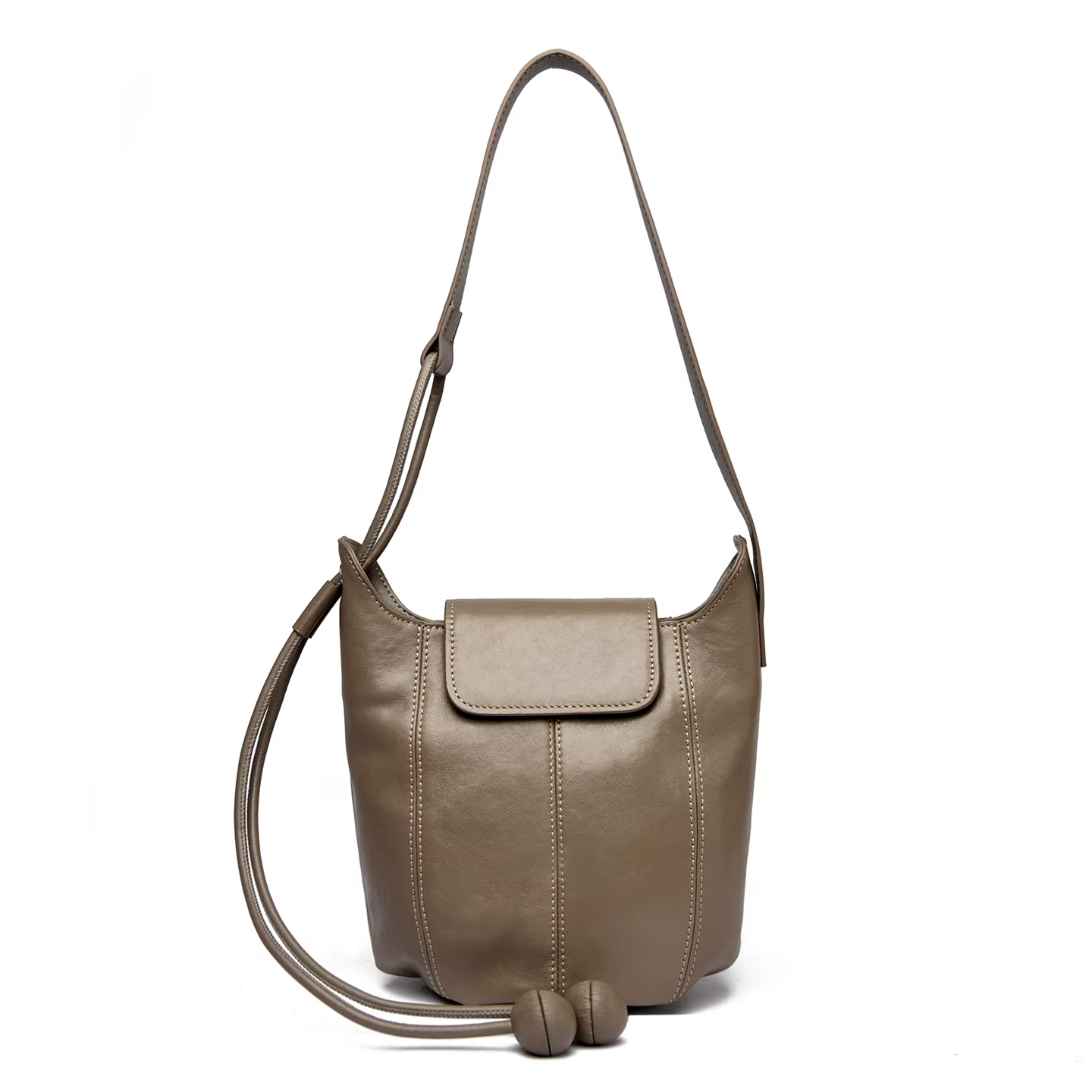 Sac bandoulière en cuir véritable pour femme
