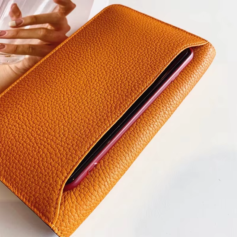 100% cuir véritable femme Long portefeuille marque de luxe nom personnalisé peau de vache porte-carte mode dame Zip porte-monnaie mince pochette cadeau