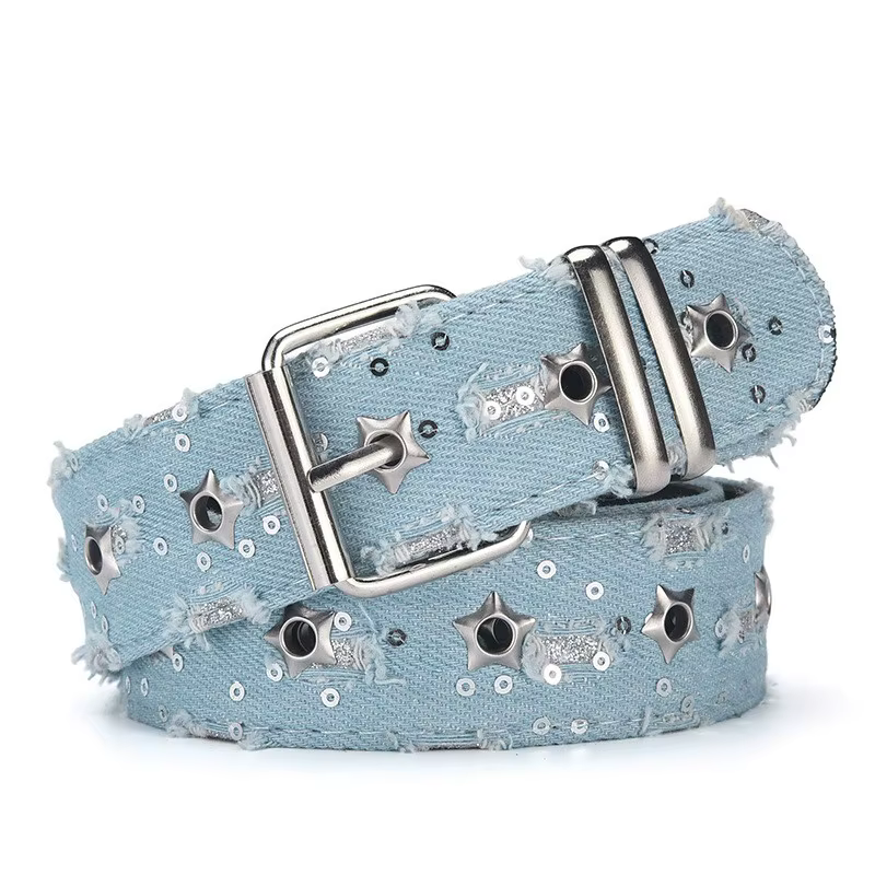 Nouvelle ceinture pour femme de style punk décontracté ajouré