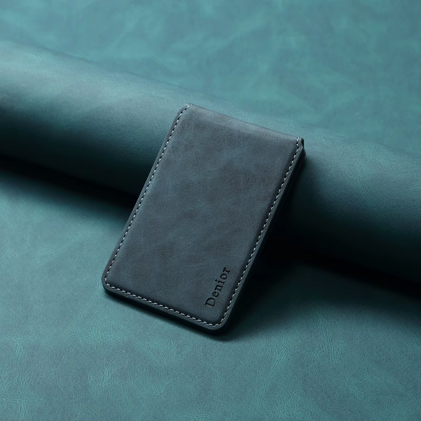Denior – porte-cartes magnétique en cuir