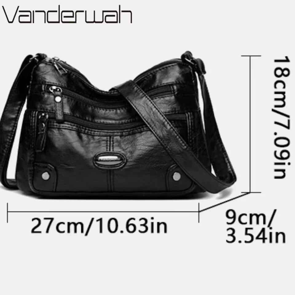 Sac à bandoulière en cuir pour femmes
