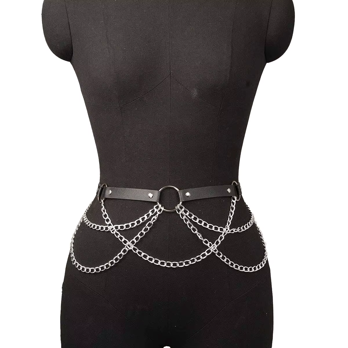 Ceinture de mode femme Style de rue chaîne de taille glands
