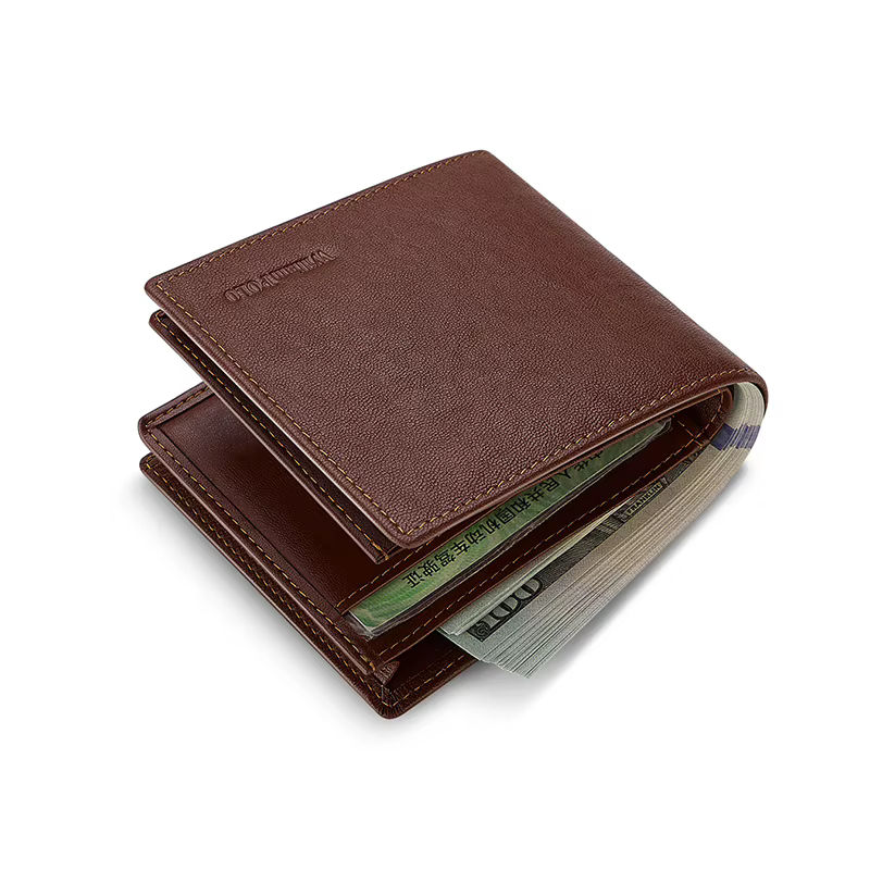 Portefeuille en cuir pour hommes