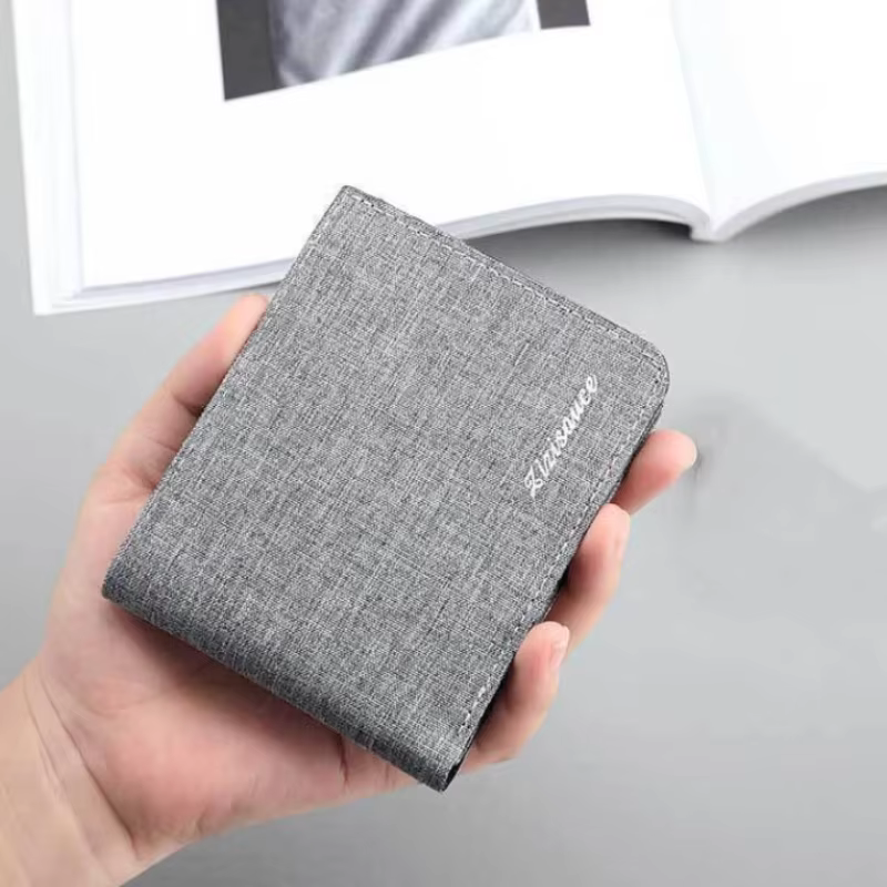 Portefeuille en toile pour homme