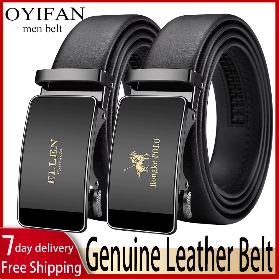 OYIFAN hommes ceinture en cuir véritable