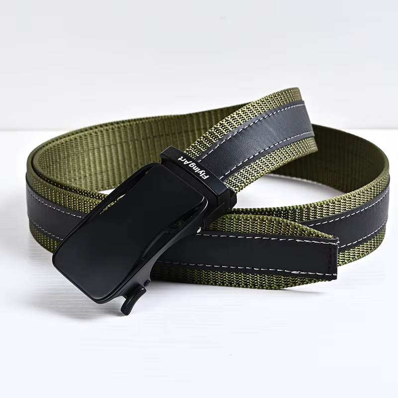 Ceinture à boucle automatique de 3.5cm pour hommes, ceintures de créateur, ceintures à la mode, accessoires militaires
