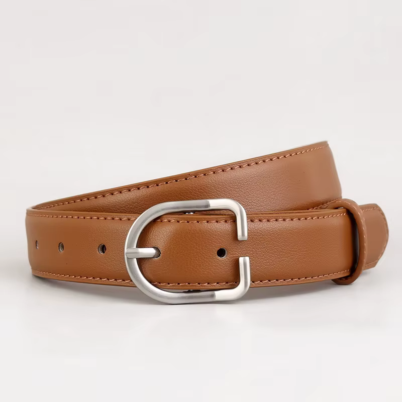 Ceintures de taille en cuir véritable pour femmes
