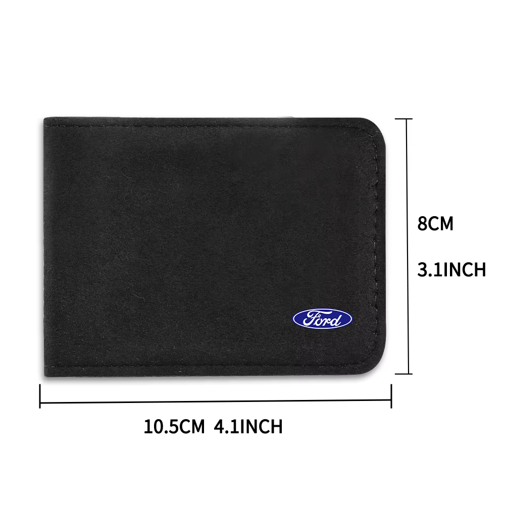 Porte-documents de voiture Ultra fin en cuir gaufré
