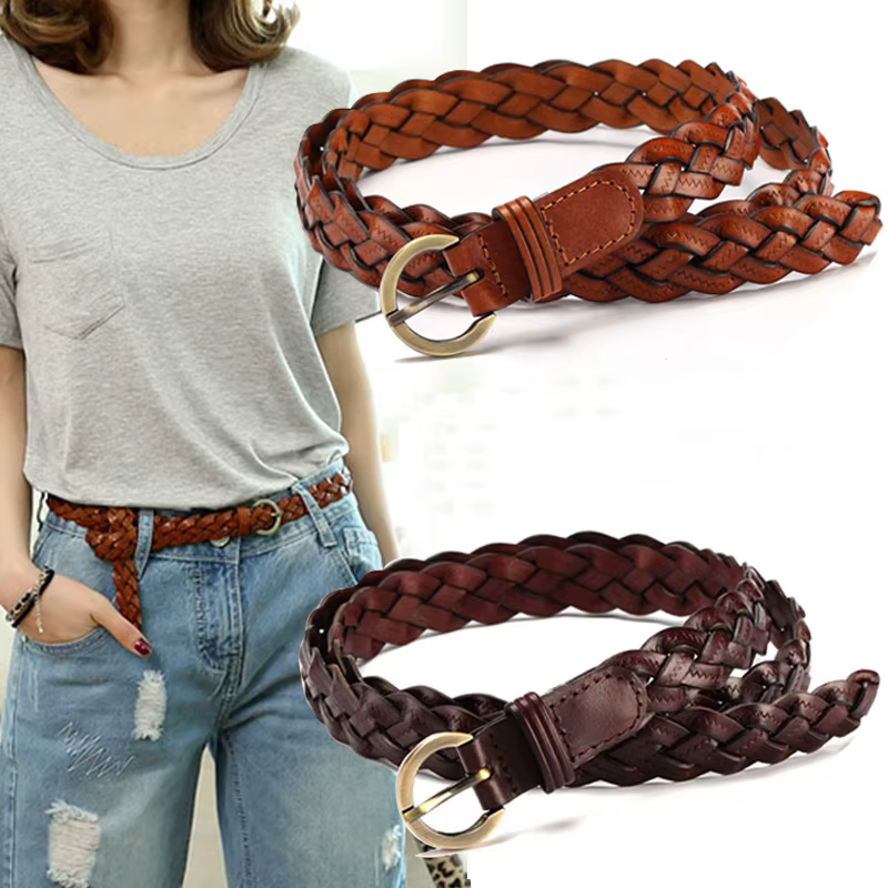 Ceinture en cuir pour femmes