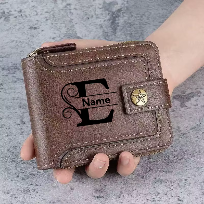 Portefeuille personnalisé pour homme