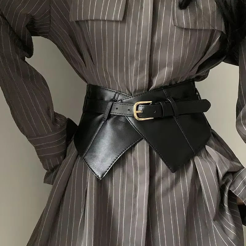 Ceinture pour femmes, ceinture décorative avec jupe et chemise