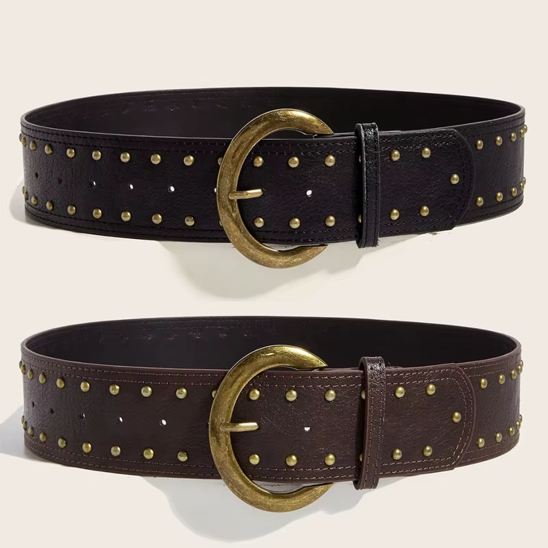 Ceinture large haut de gamme pour femmes