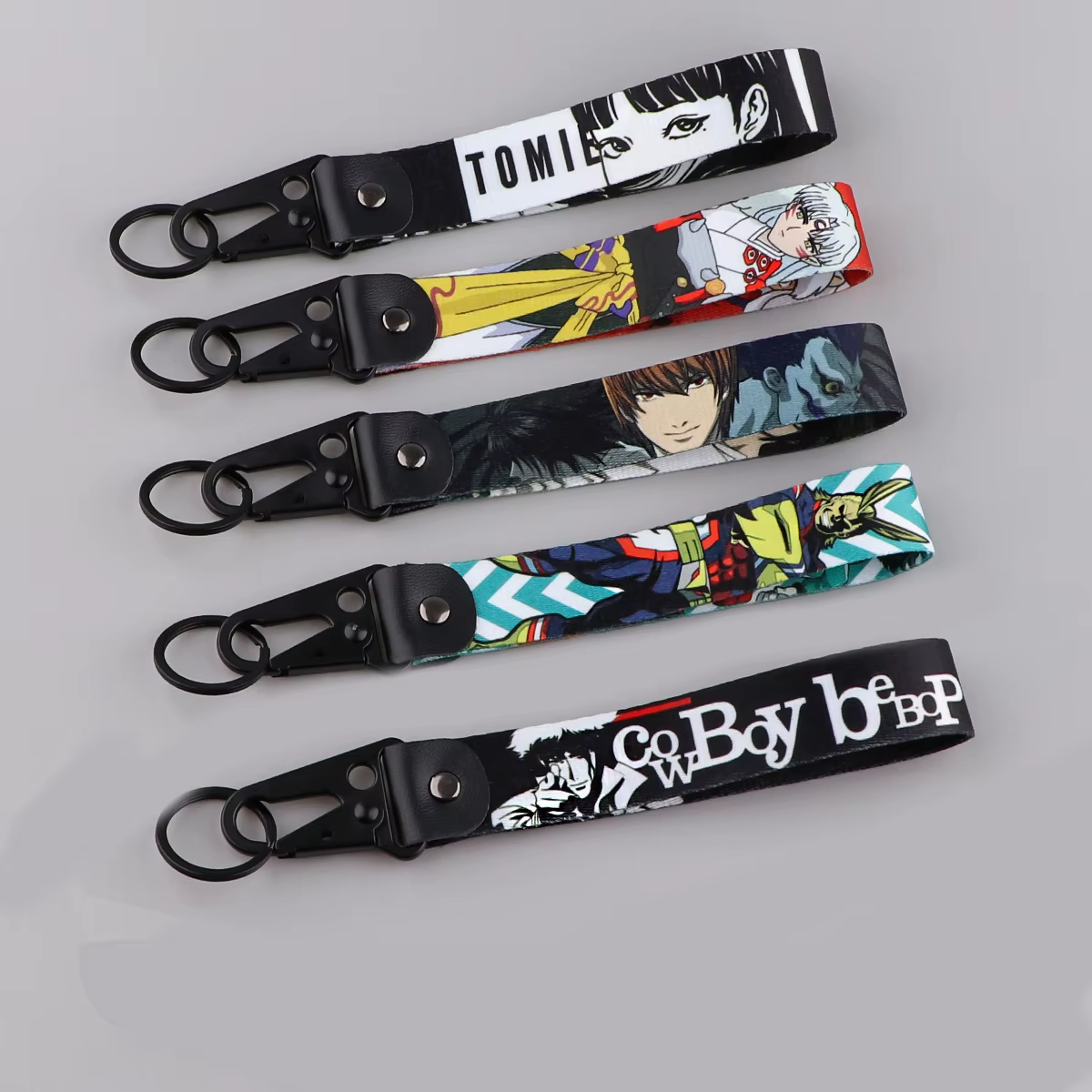 Porte-clés Style Anime, étiquettes de lanière, porte-clés de voiture et de moto, accessoires, jouets pour enfants