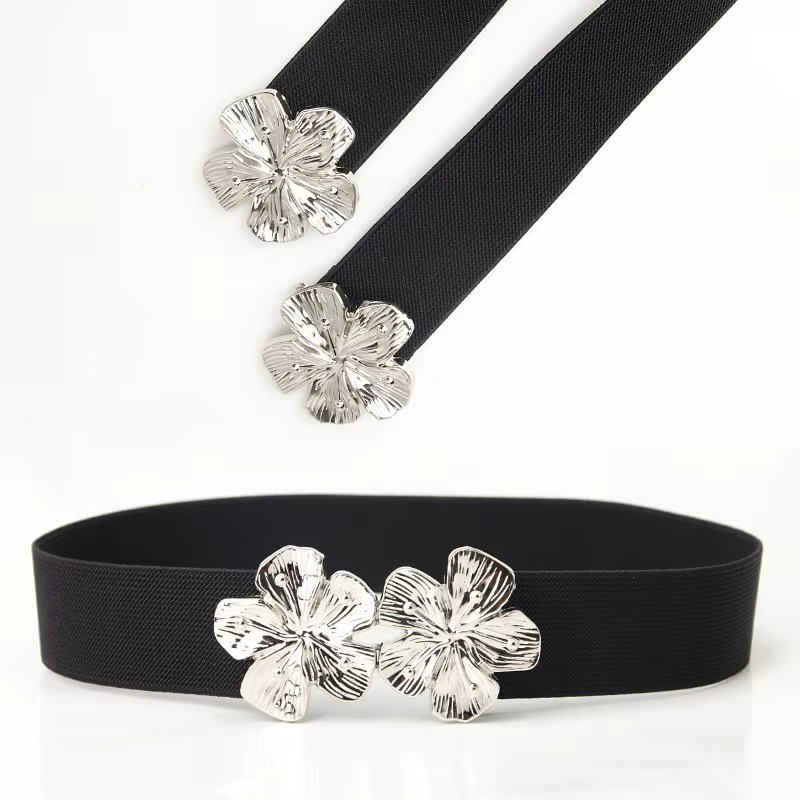 Ceinture élastique à la taille pour femme