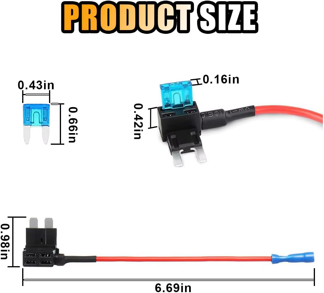 Kit de fusibles automobiles 5/10 pièces 12V, porte-fusibles à lame pour voiture, mini ATM ATO, adaptateur de circuit de fusion TAP, fusible pour voitures, camions, bateaux