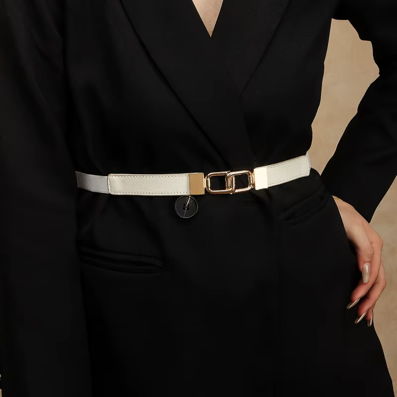 Ceinture de style européen et américain inspirée du temps