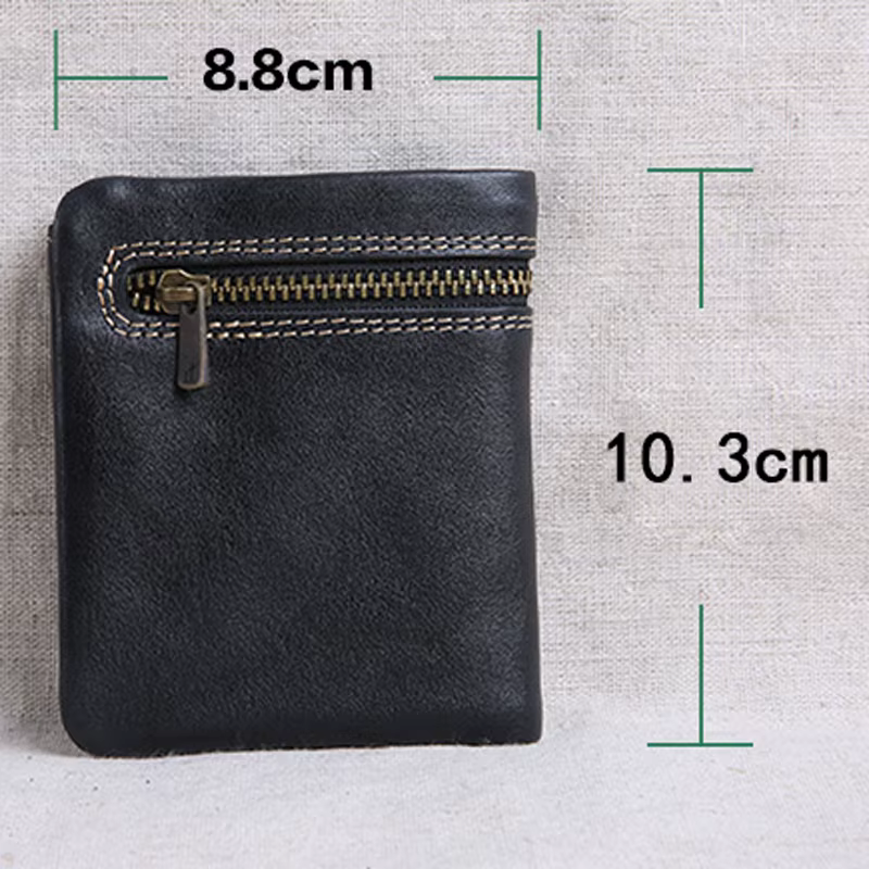 AETOO – portefeuille court en cuir pour hommes