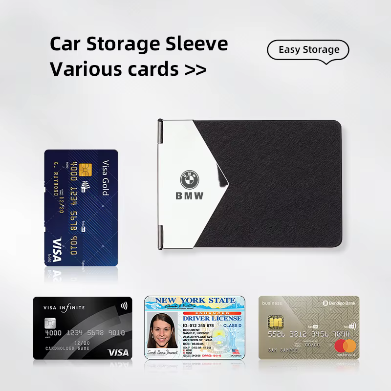 Porte-carte de crédit ultra-fin pour permis de conduire de voiture