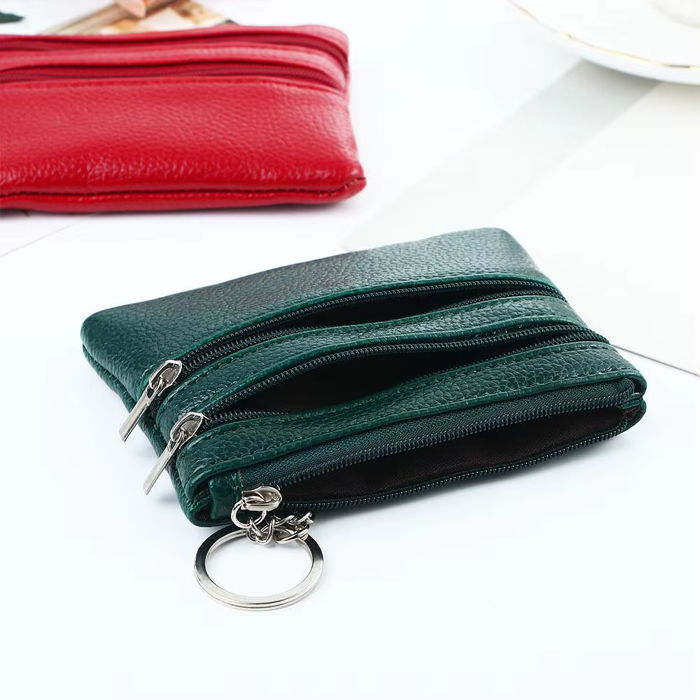 Classique mignon multicouche multifonctionnel pour les filles en cuir PU petit sac à main portefeuilles coréen sac d'argent femmes porte-monnaie porte-carte