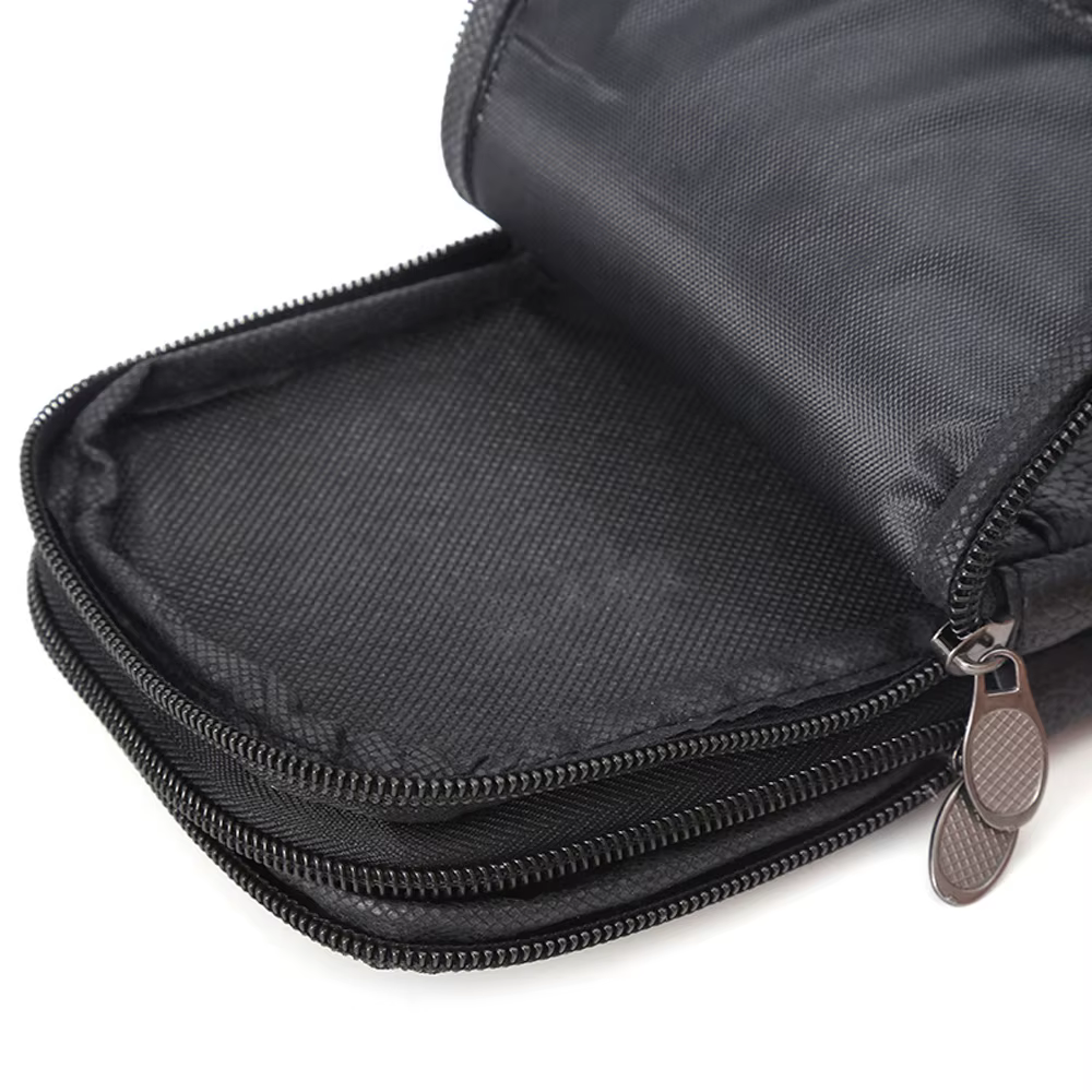 Sac de taille en cuir PU pour hommes