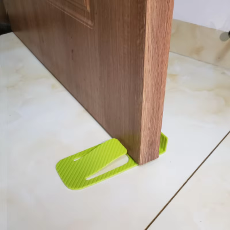Butoir de porte multifonctionnel 1 pièce, protecteur coupe-vent de sécurité, support de cale d'ouverture de porte créatif, butoir de porte de sol de sécurité