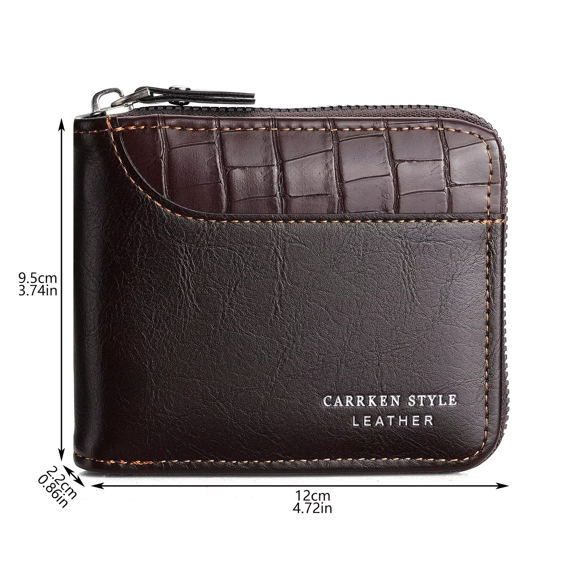 Portefeuille en cuir pour hommes