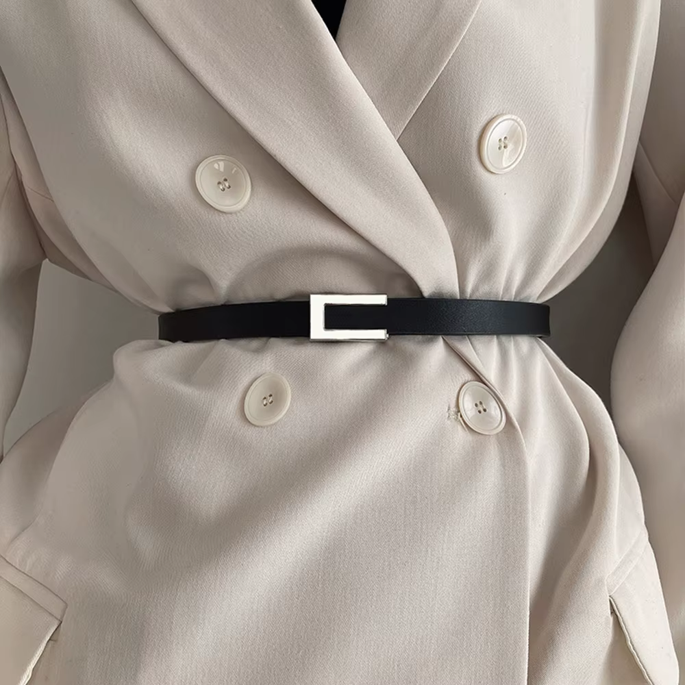 Marque de luxe en cuir femmes ceinture de taille DesignerWomen robe fête peau de vache noeud