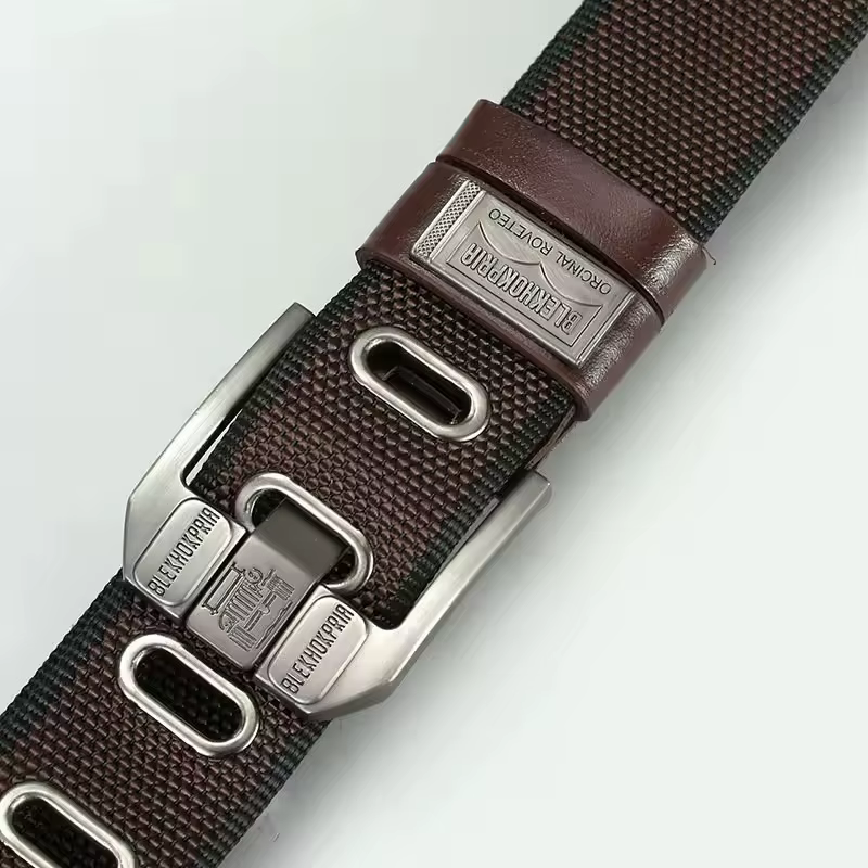 Ceinture en toile rétro de haute qualité pour hommes