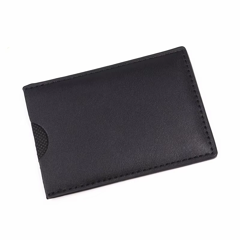 Portefeuille en cuir personnalisé motif chauve-souris