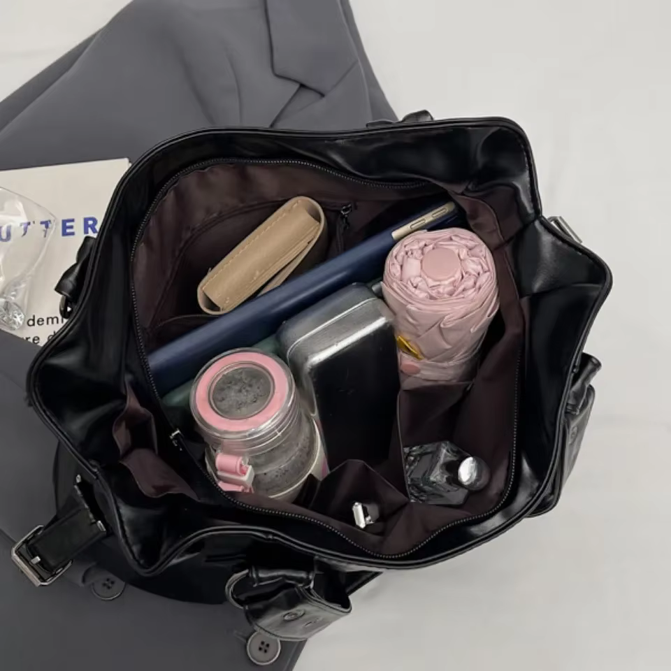 Sac à bandoulière spacieux de marque rétro pour femmes