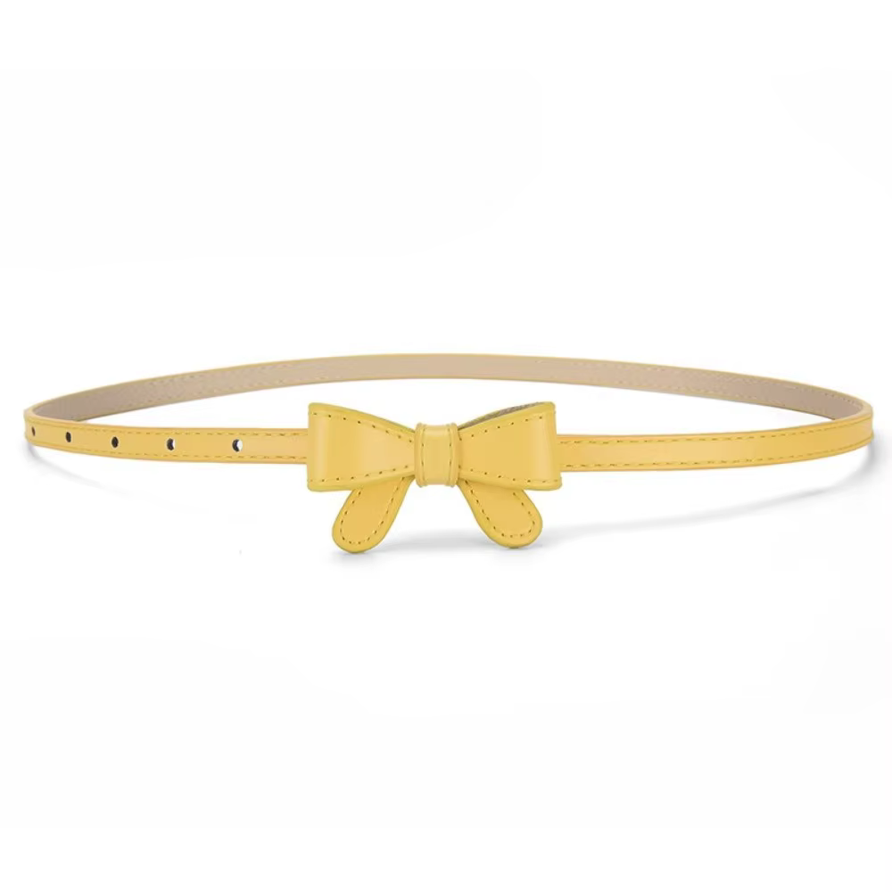 Ceinture en cuir à nœud papillon