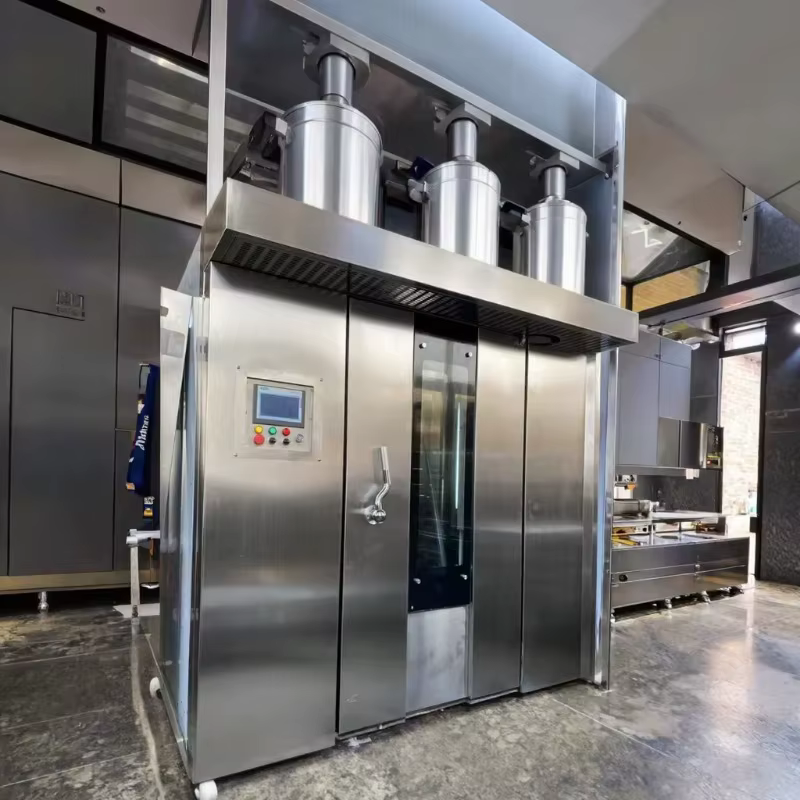 Four à pâtisserie commercial à double porte, entièrement en acier inoxydable, grande capacité, avec contrôle de température indépendant pour boulangerie, pain, OME