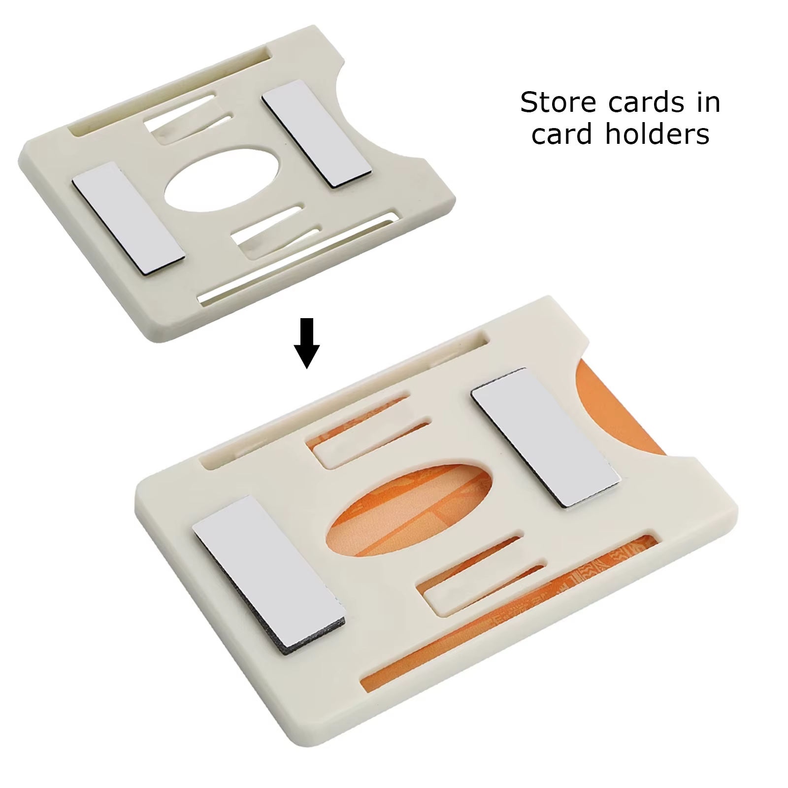 Porte-cartes à ventouse pour pare-brise