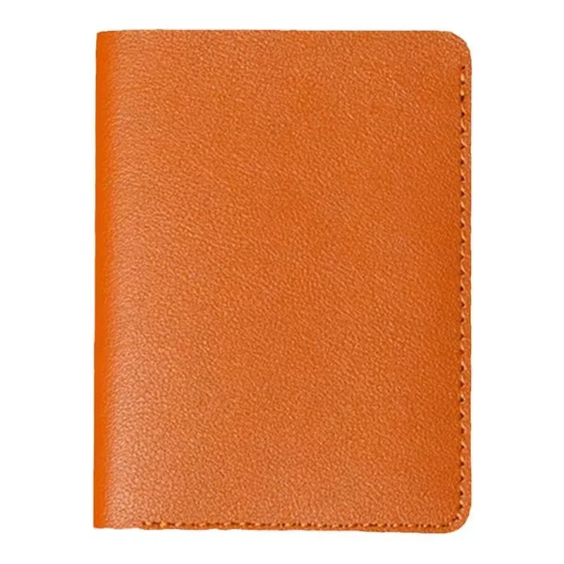 Nouveau Portefeuille Pliable Minimaliste 2026 avec Bouton – Porte-Cartes en Cuir Souple pour Femmes et Hommes