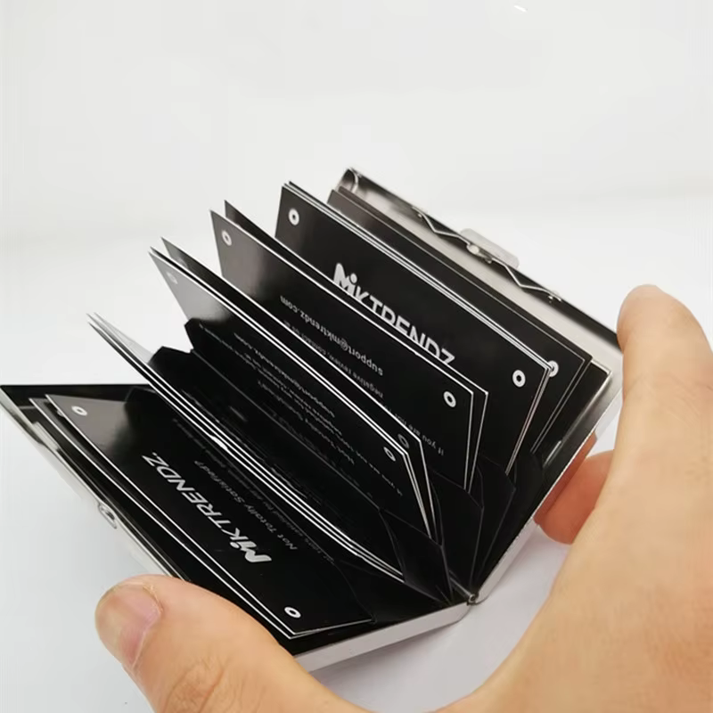 Porte-cartes anti-magnétique en aluminium pour hommes et femmes