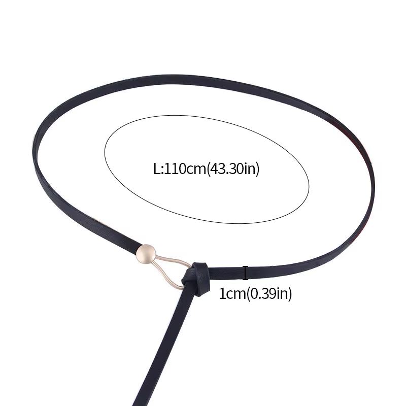 Ceinture nouée coréenne pour femmes