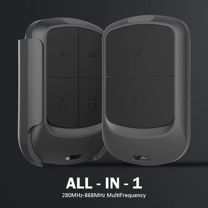 Commandes de porte de Garage multi-fréquence 280-868MHz, télécommande de porte 433MHz, transmetteur portatif avec Clip de pare-soleil de voiture