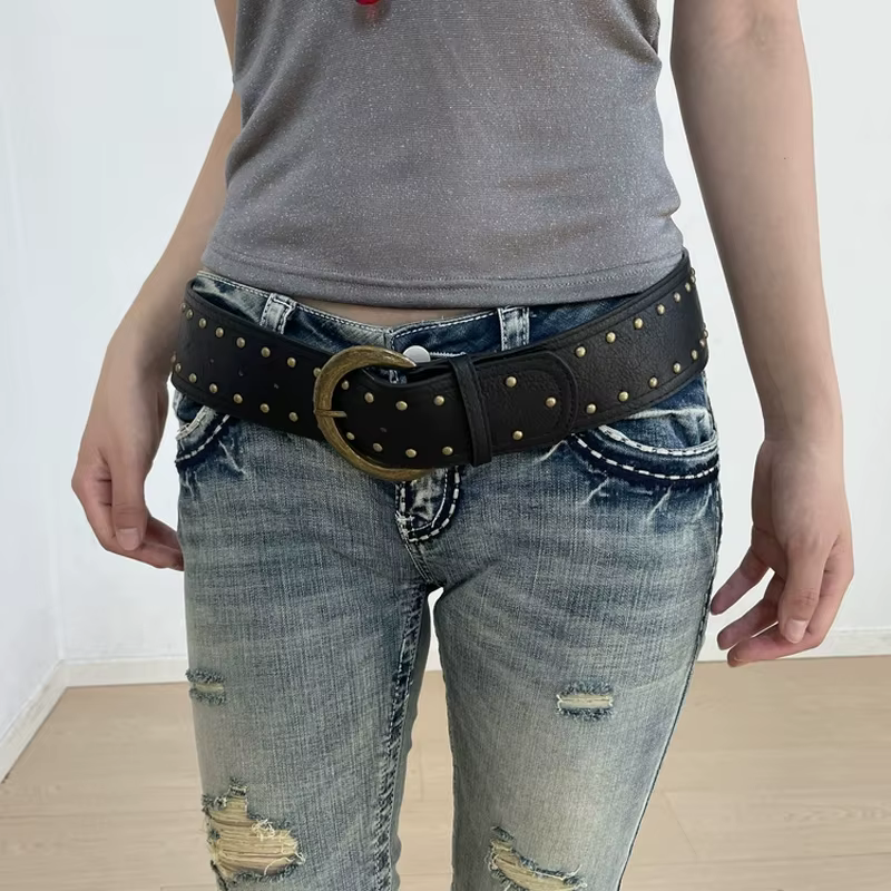 Ceinture large haut de gamme pour femmes