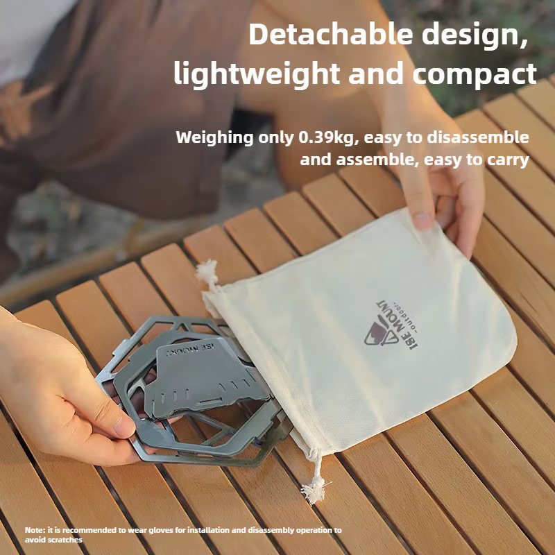 ISE MOUNT Pare-brise de carte extérieure en acier inoxydable
