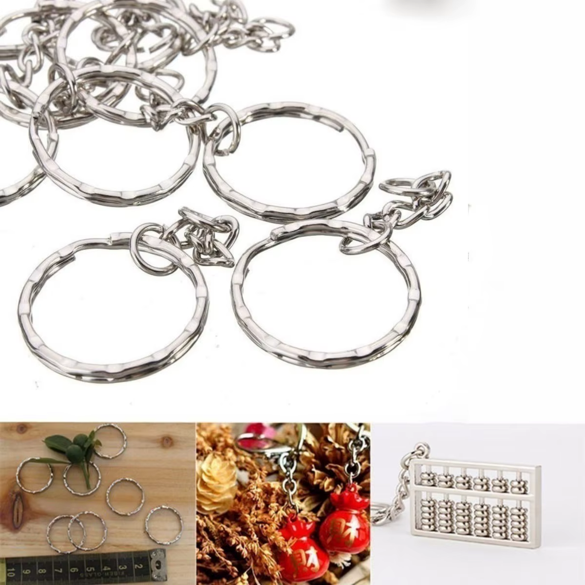 Porte-clés à quatre chaînes de 25mm