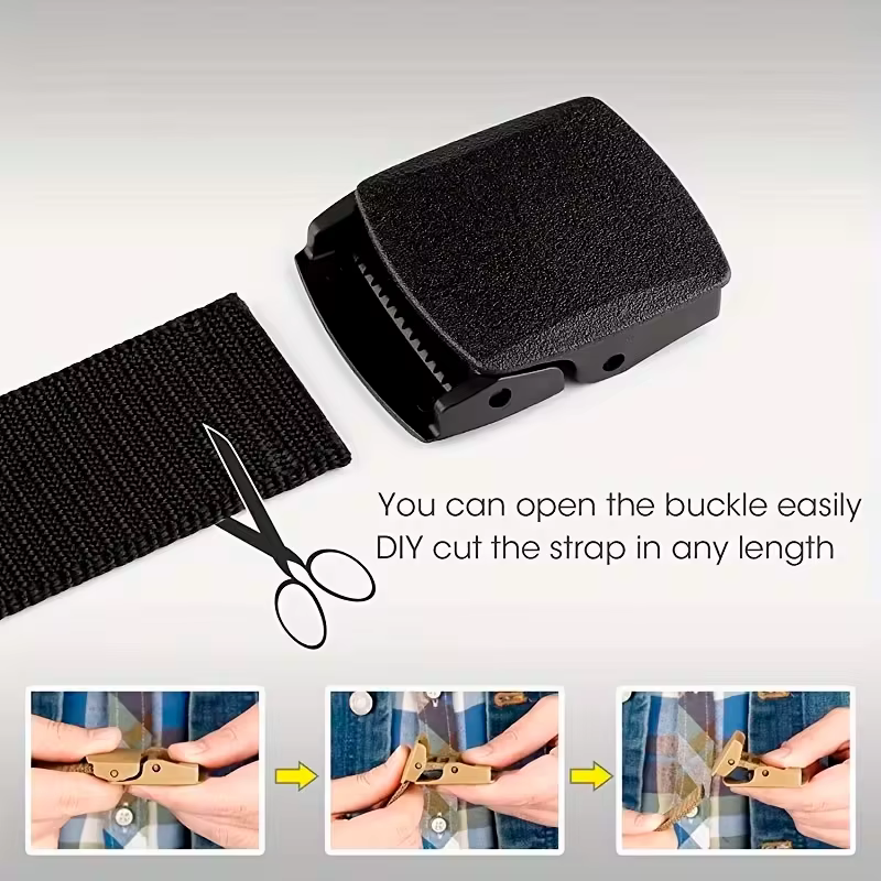 Ceinture tressée en Nylon pour hommes