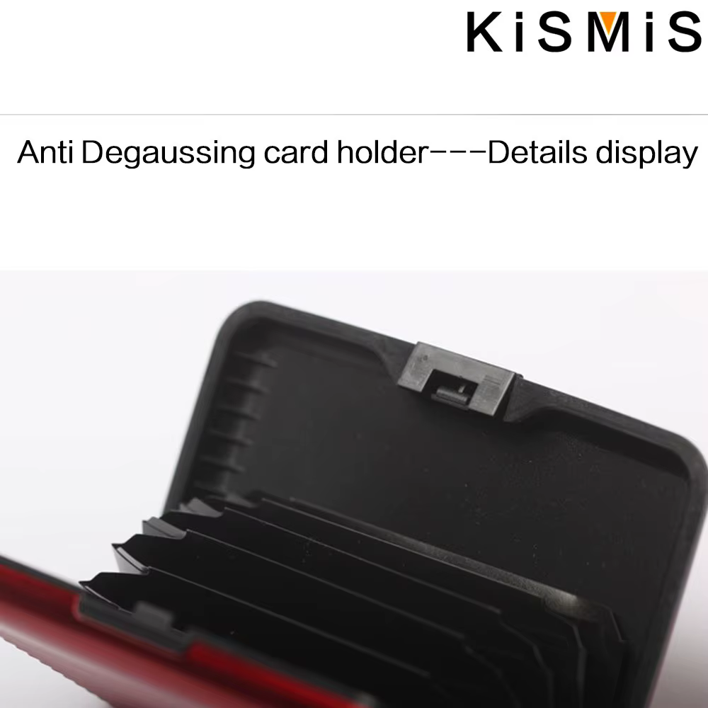 KISMIS RFID portefeuille en métal et carte d'identité professionnelle