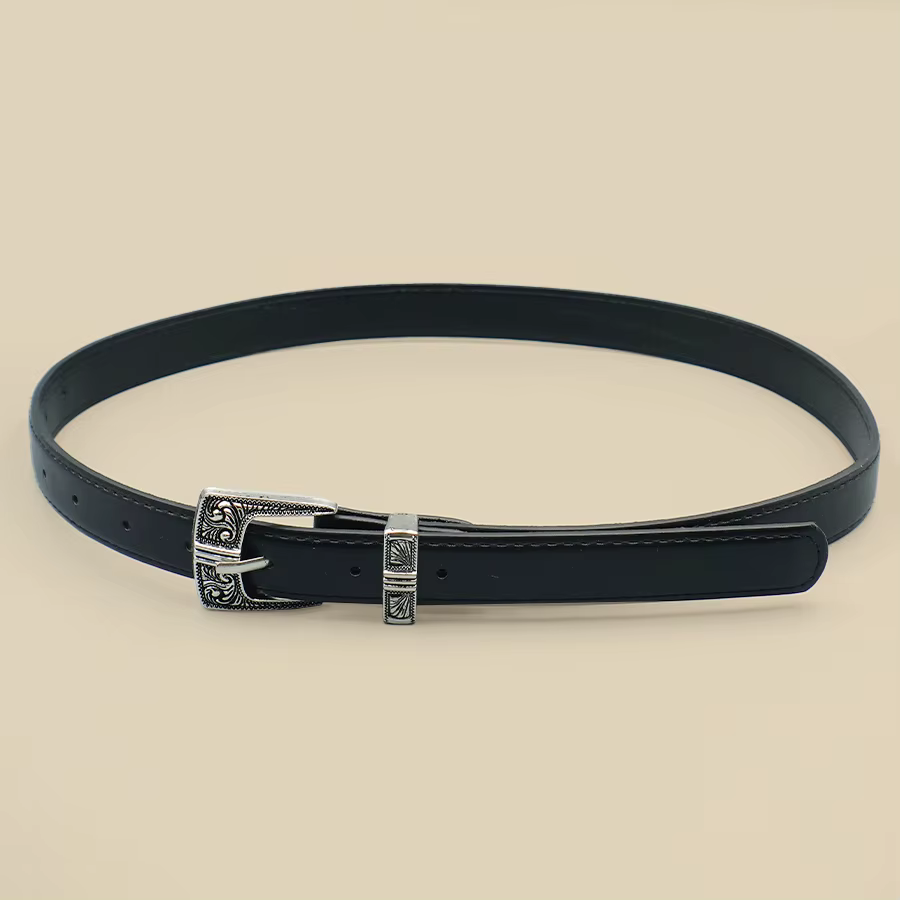 Ceinture pour femmes à bordure noire