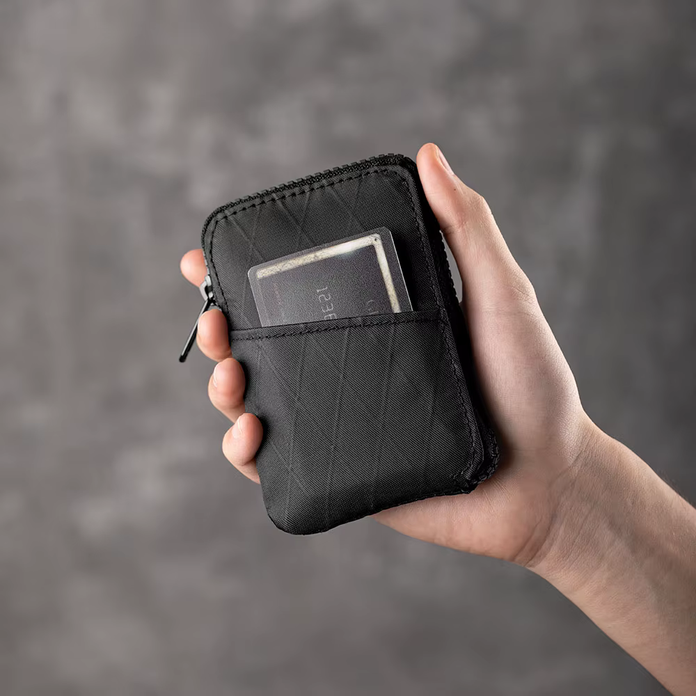 Pochette pour cartes zippée – Utilisez comme porte-cartes