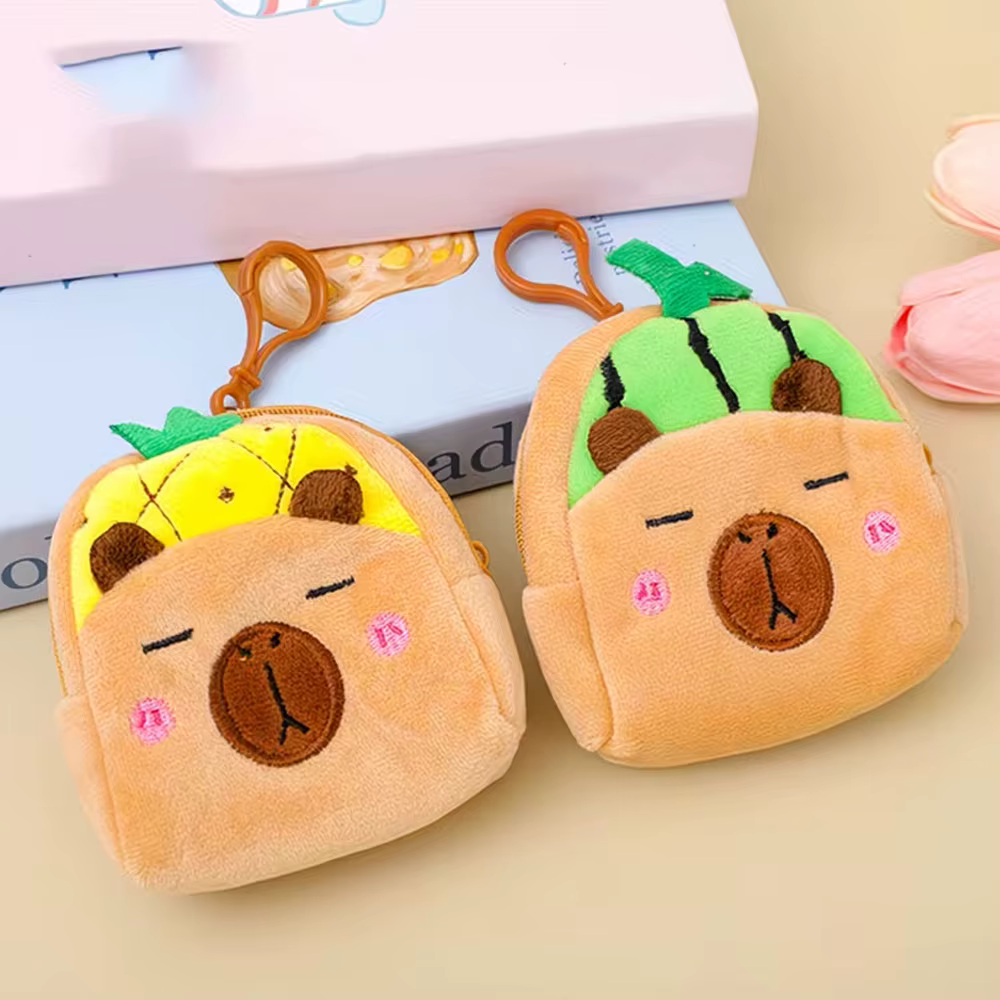 Mini porte-monnaie Capybara, parfait pour un usage quotidien et en voyage