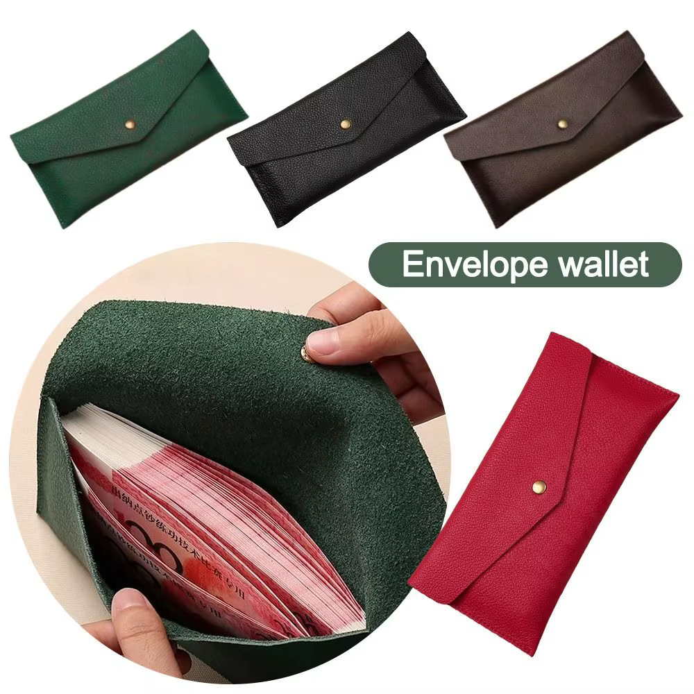 Nouveau Portefeuille en cuir souple pour femmes