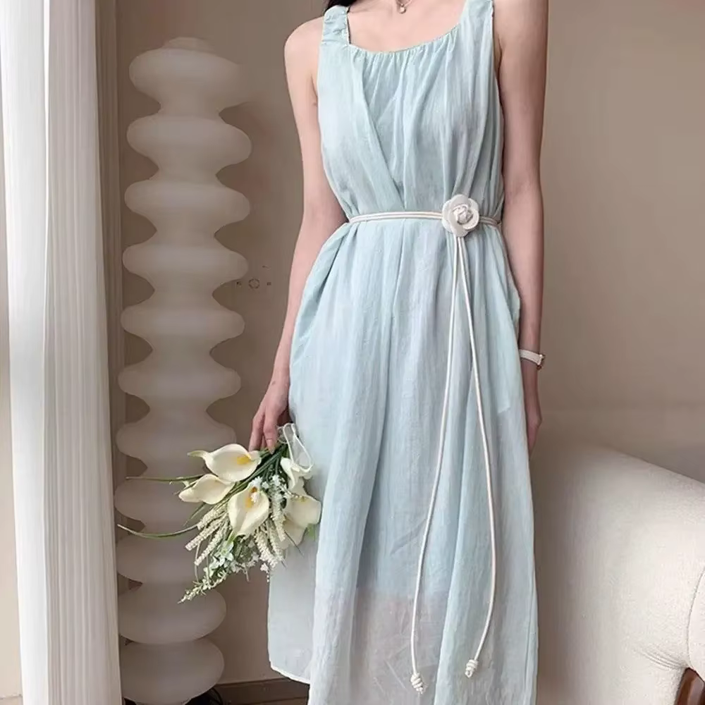 Ceinture de taille en corde en cuir élégante