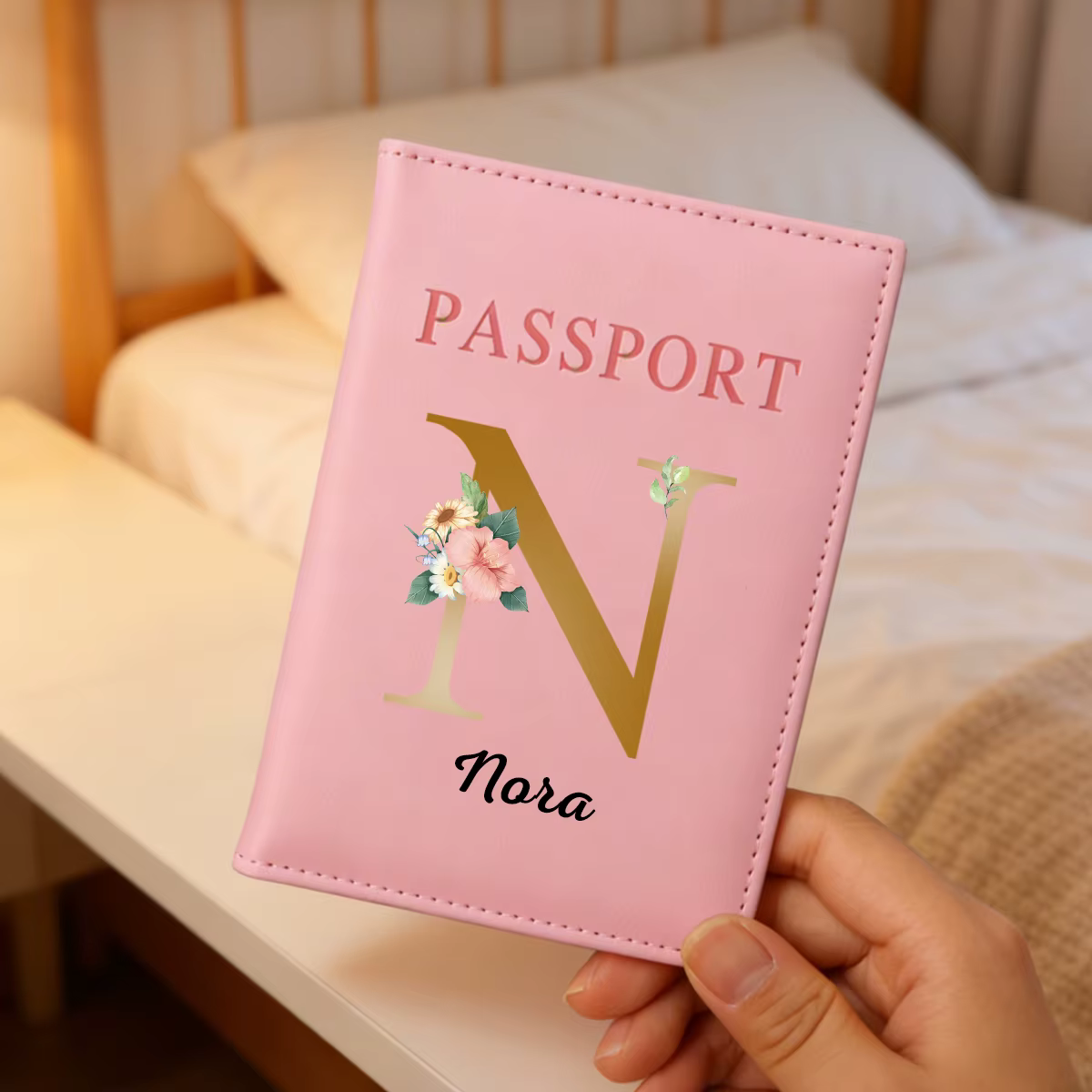 Porte-passeport personnalisé pour les voyages