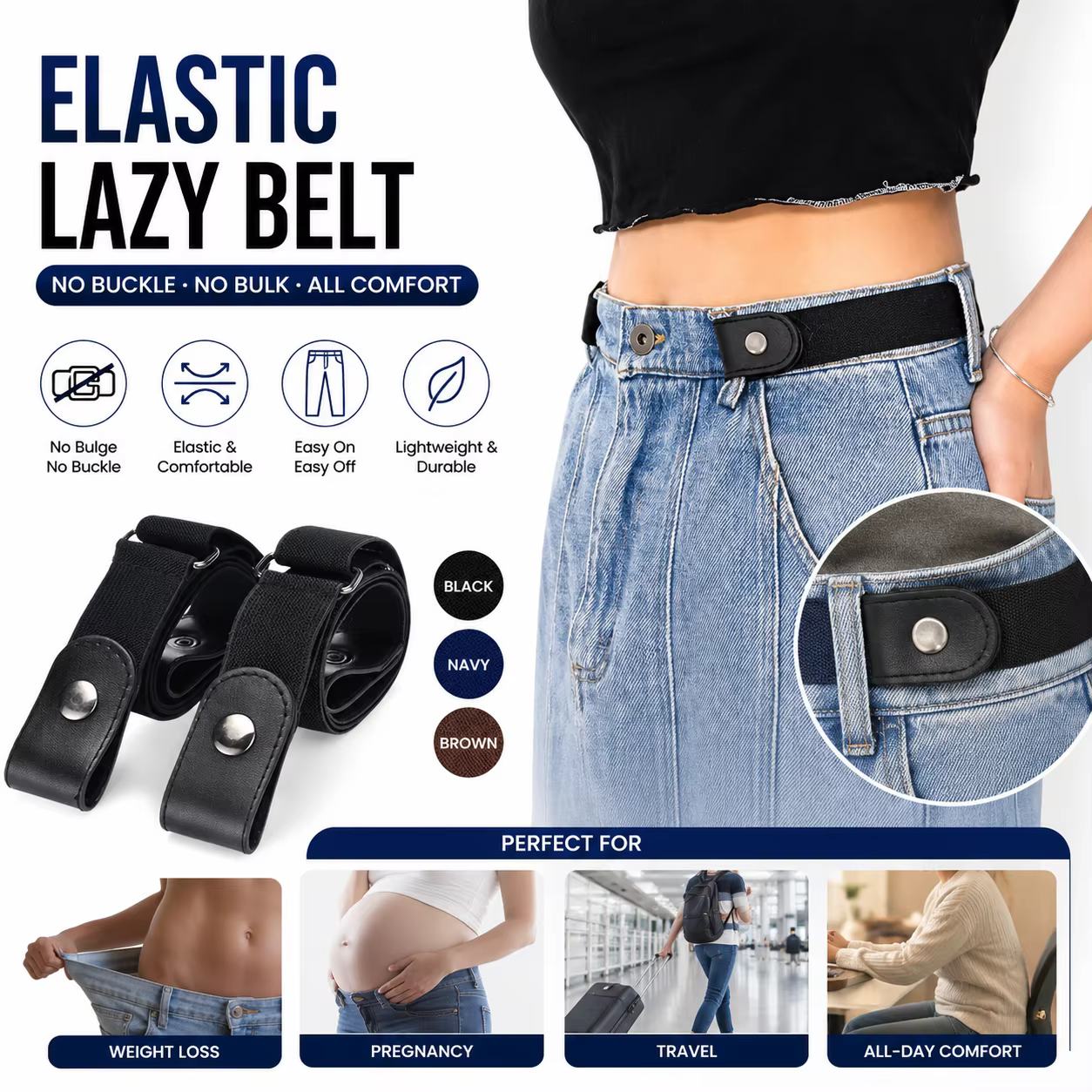 Ceinture simple et élégante pour femme