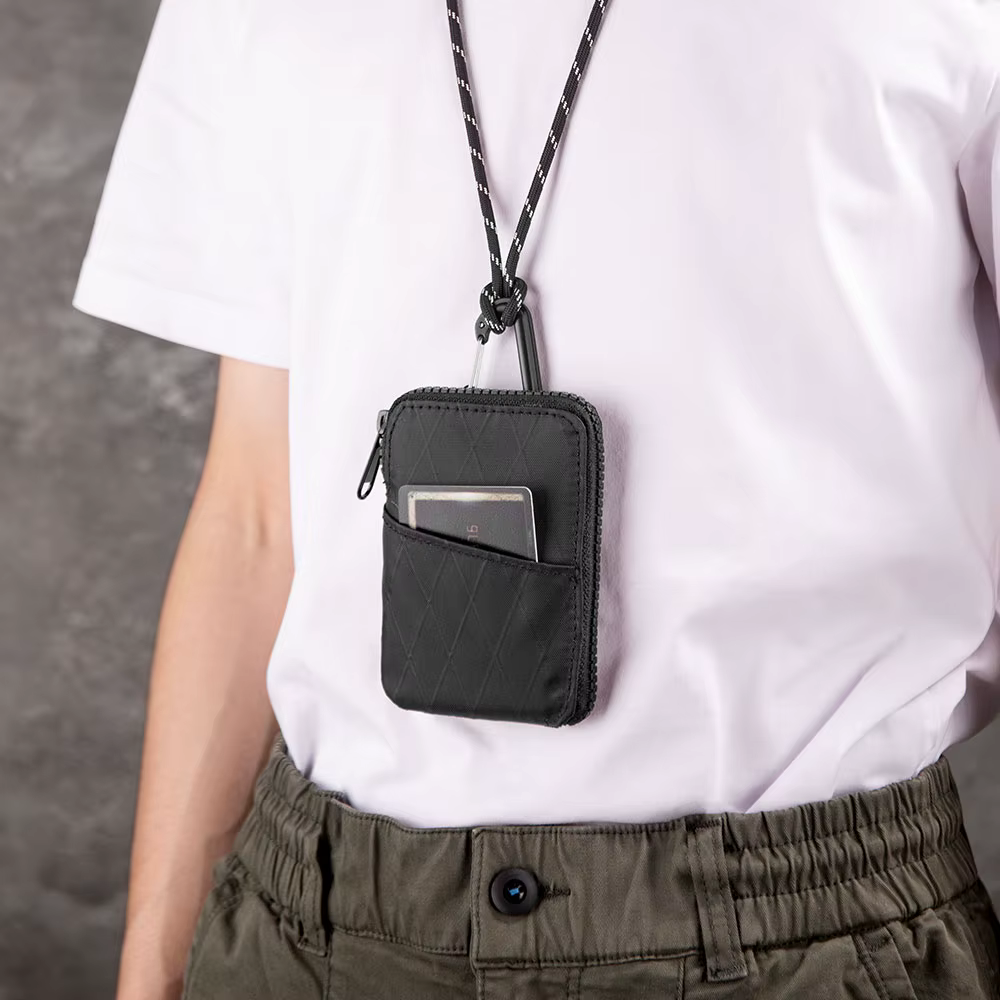 Pochette pour cartes zippée – Utilisez comme porte-cartes